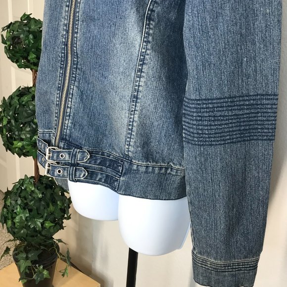 🏍️Bongo Denim Jacket | Blue | Size 9 - Picture 5 of 12